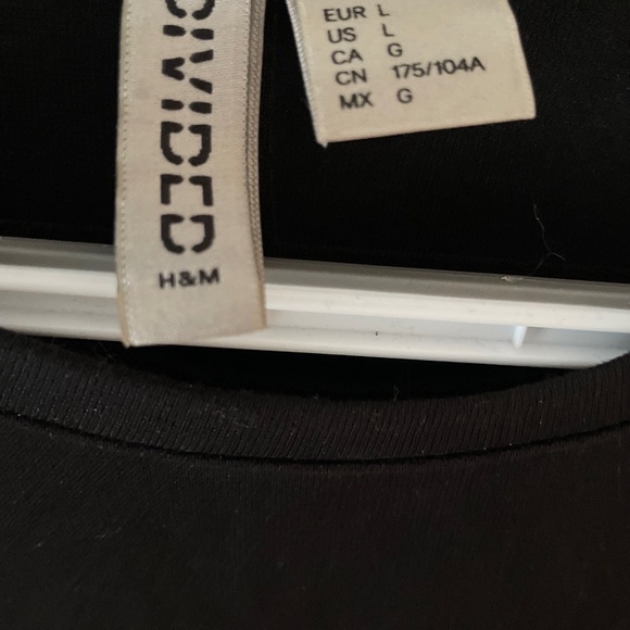 Black T-shirt dress - Picture 2 of 4